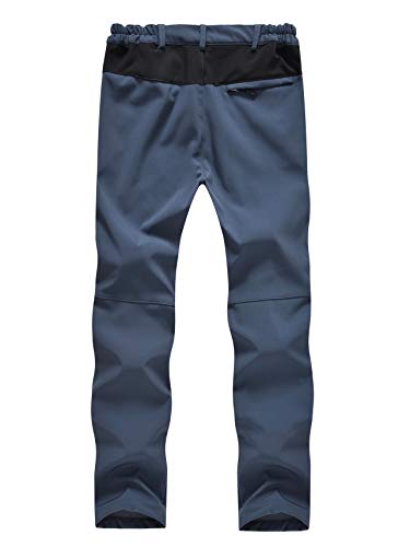 TBMPOY Women's Ski Snow Pants Waterproof Windproof Hiking Warm Fleece Lined Softshell Insulated Pant