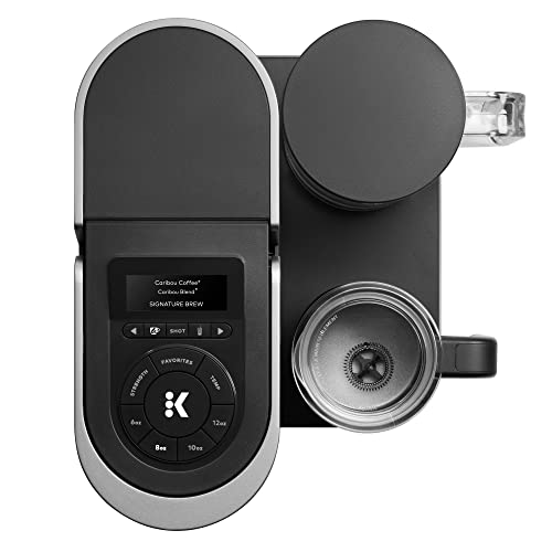 Keurig K-Cafe Single-Serve K-Cup Coffee Maker, Latte Maker and Cappuccino Maker, Comes with Dishwasher Safe Milk Frother, Coffee Shot Capability, Compatible with all Keurig K-Cup Pods, Dark Charcoal