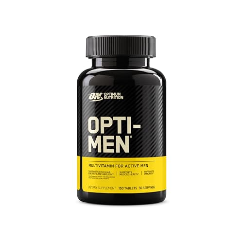 Optimum Nutrition Opti-Men Daily Multivitamin for Men, Immune Support Supplement with Amino Acids, 80 Day Supply, 240 Count, (Packaging May Vary)