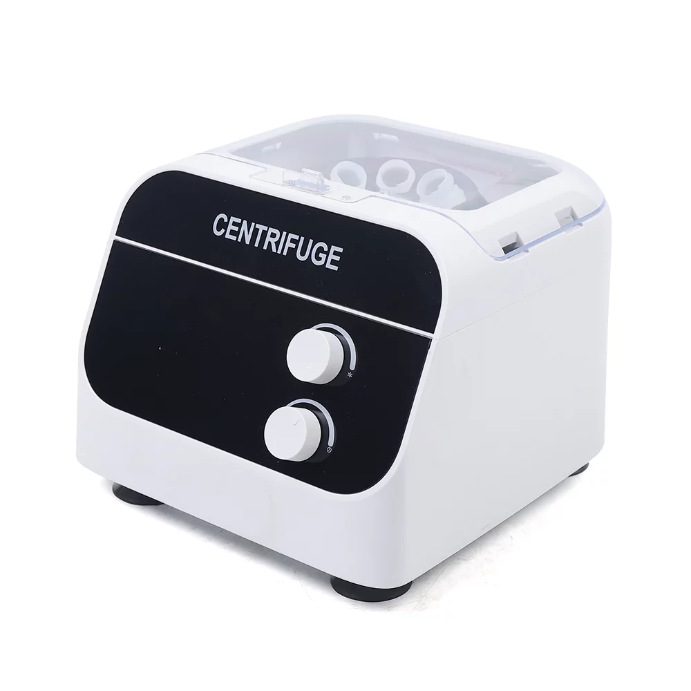 Miumaeov Electric Lab Centrifuge 8 * 20ml Desktop Centrifuge Machine 4000RPM Centrifugal Force Desktop Lab Medical Practice with Timer and Speed Control