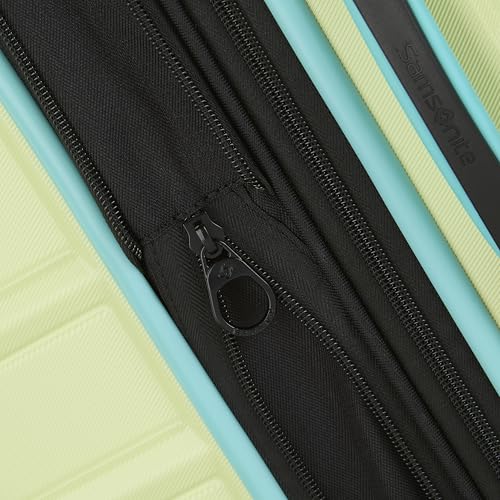 Samsonite Omni 2 Hardside Expandable Luggage with Spinner Wheels, 2-Piece Set (19/24), Lagoon Blue