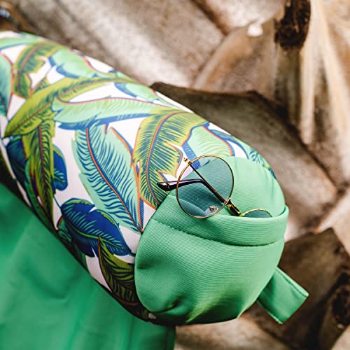 Big Joe Noodle Sling, No Inflation Needed, Pool Float with Armrests, Quick Draining Fabric, Cup Holder