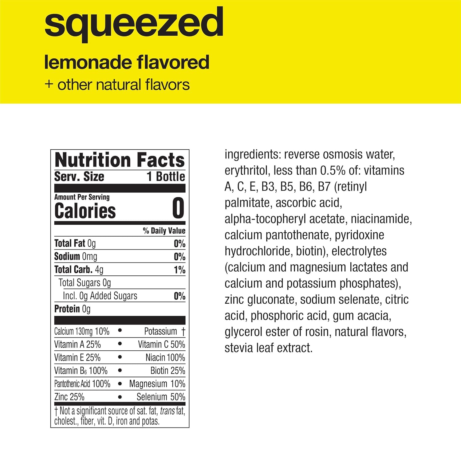 Vitaminwater Flavored Water | Variety Pack - 20 Fl Oz Bottles, Nutrient Enhanced Water w/ Vitamins, Antioxidants, Electrolytes (Rise, Energy, Focus, XXX (Zero Sugar), Squeezed, Essential, Power-C (Zero Sugar), Refresh | Pack of 10