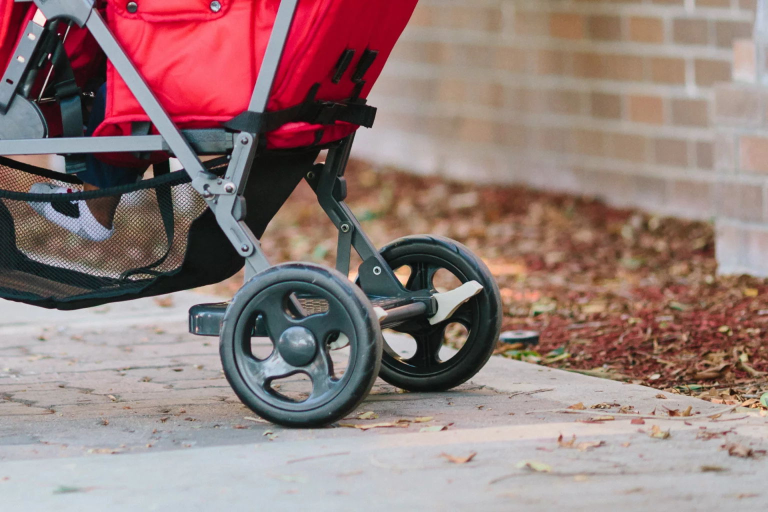 joovy Caboose Too Sit And Stand Tandem Double Stroller, Red