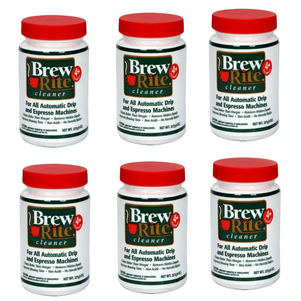 6 Brew Rite Cleaner for Automatic Drip Coffee and Espresso Machines