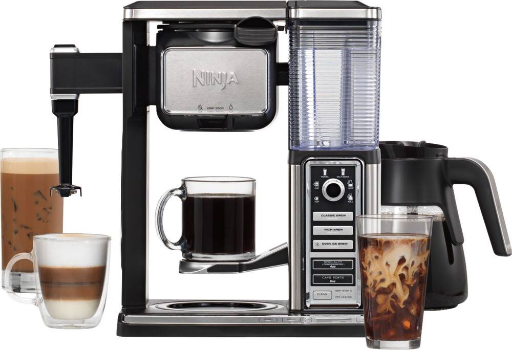 Ninja Coffee Bar Brewer with Glass Carafe - 10-Cup - Black/Stainless