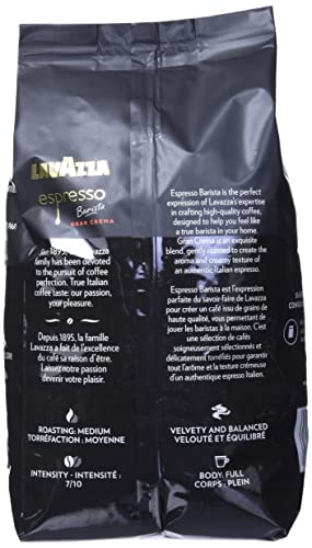 Lavazza Espresso Barista Gran Crema Whole Bean Coffee Blend, Medium Espresso Roast, Oz Bag (Packaging May Vary) - 2.2 LB, 35.2 Ounce