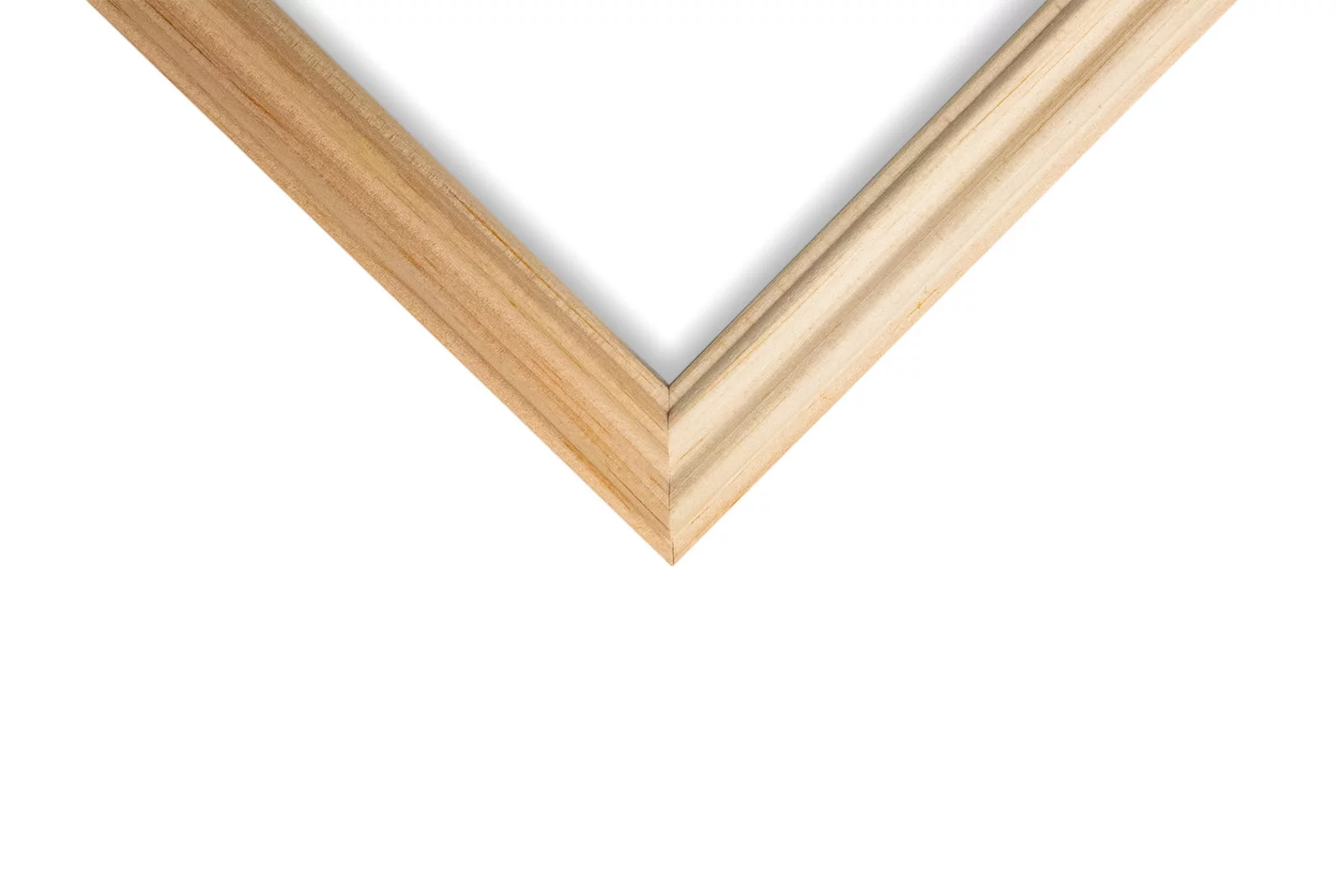 Natural Unfinished .75 inch Picture Frame, Solid Wood Wall Decor Poster Picture Frames by US Art Frames