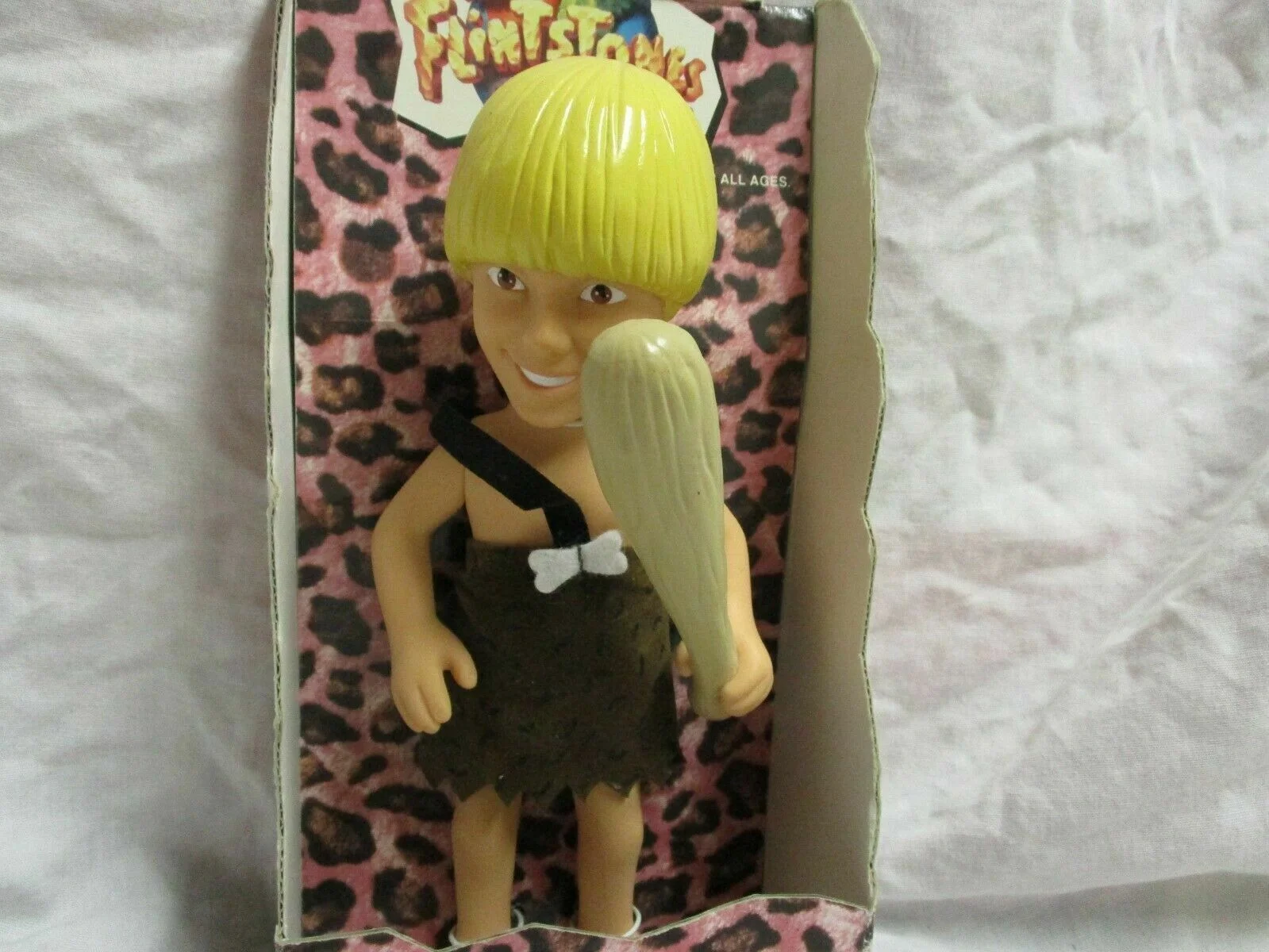 The Flintstones BAMM - BAMM Toy Figure/Doll with Bat New Old Stock