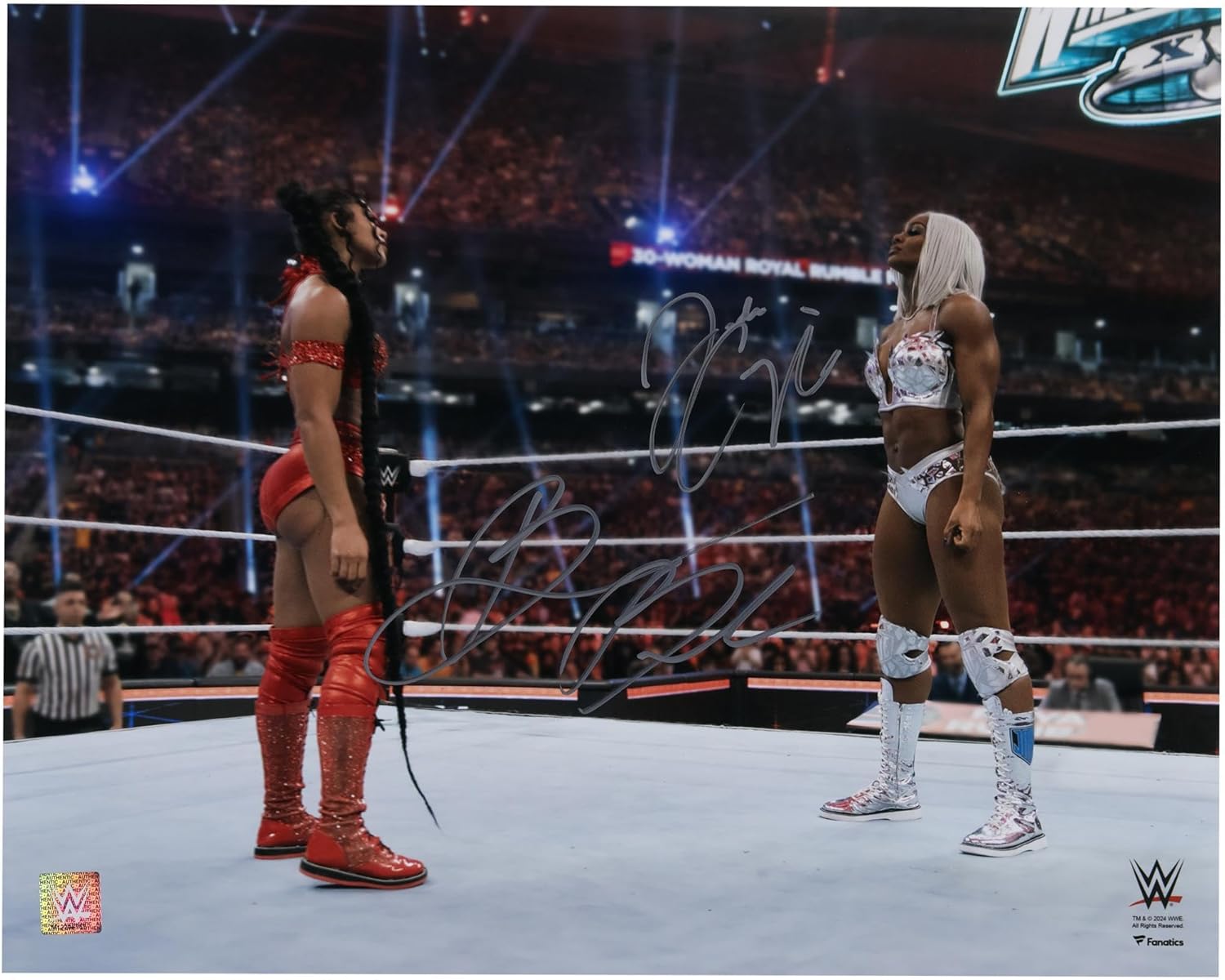 Bianca Belair & Jade Cargill WWE Autographed 16
