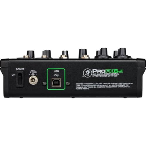 Mackie ProFX10 Go Battery-powered 10-channel Mixer with USB and Enhanced Effects