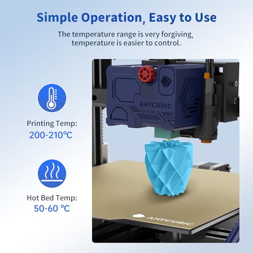 ANYCUBIC PLA+ 3D Printer Filament Bundle, PLA Plus 1.75mm Dimensional Accuracy +/- 0.02mm, Fit Most FDM 3D Printers, 1KG Spool, 2KG Gray+Gray