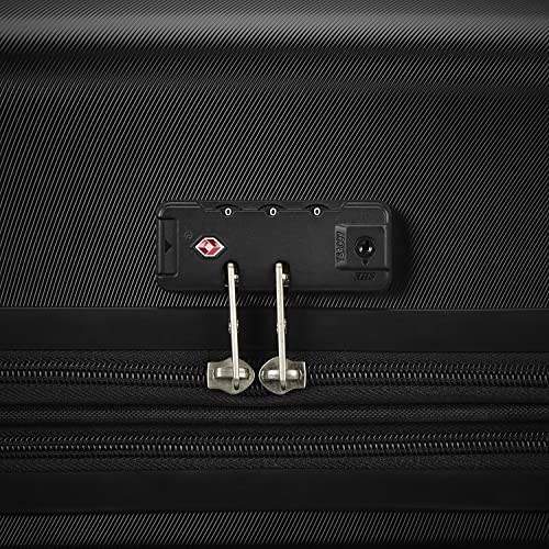 Samsonite Evolve SE Hardside Expandable Luggage with Double Spinner Wheels, Bass Black, Carry-on