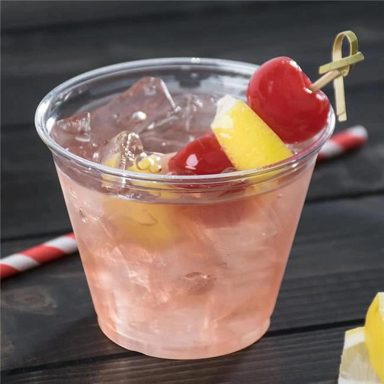 Dart TP9R CPC 9 oz Solo Ultra Squat PET Plastic Cup - Clear, Case of 1000