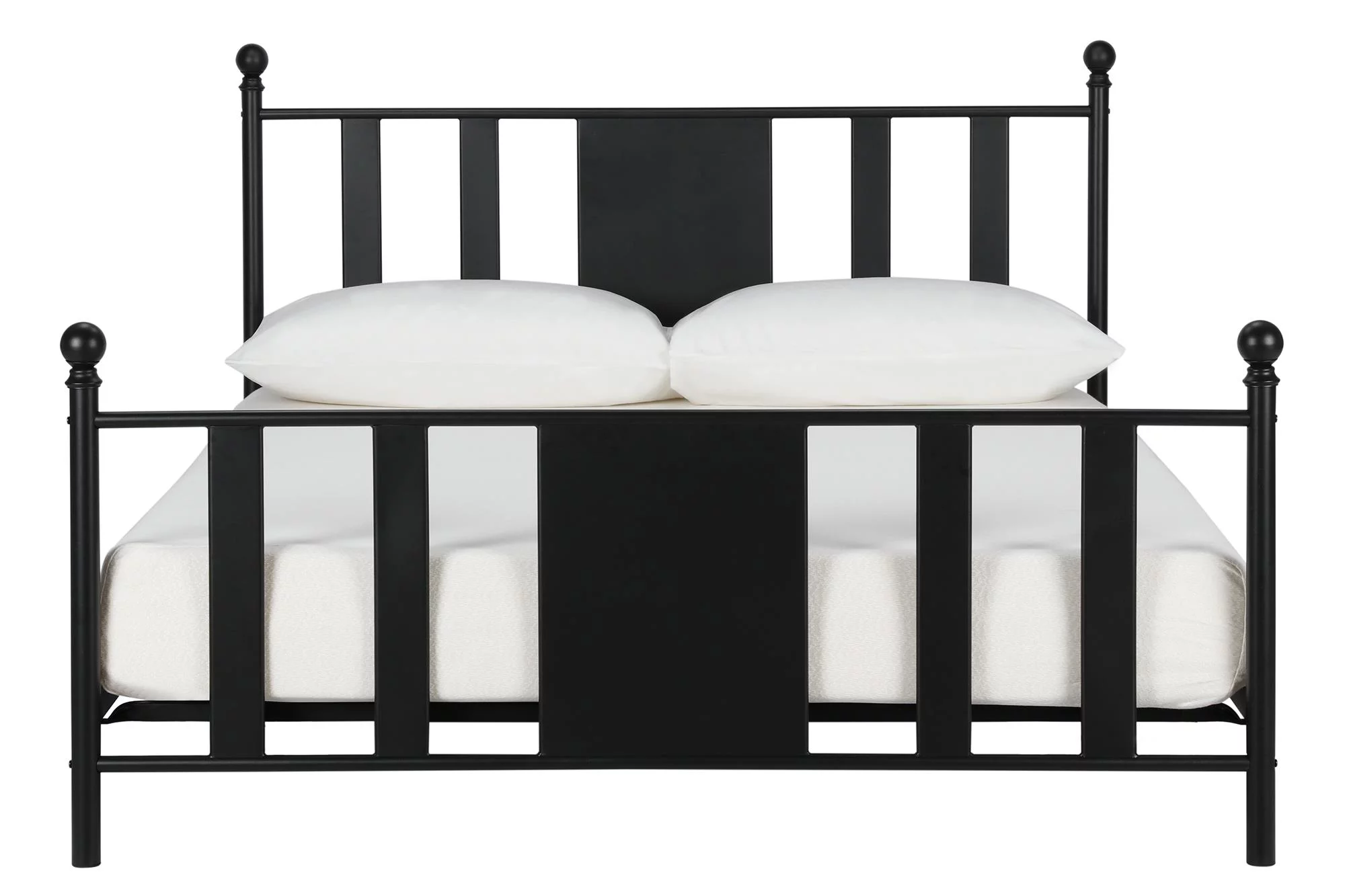 DHP Langham Metal Platform Bed with Adjustable Height, Queen, Black