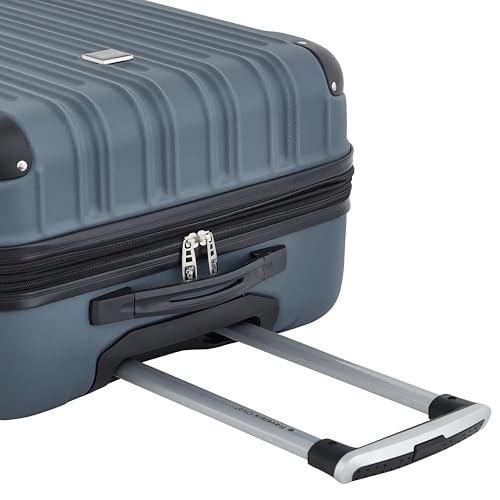 Travelers Club Midtown Hardside Luggage Travel, Black, 4-Piece Set