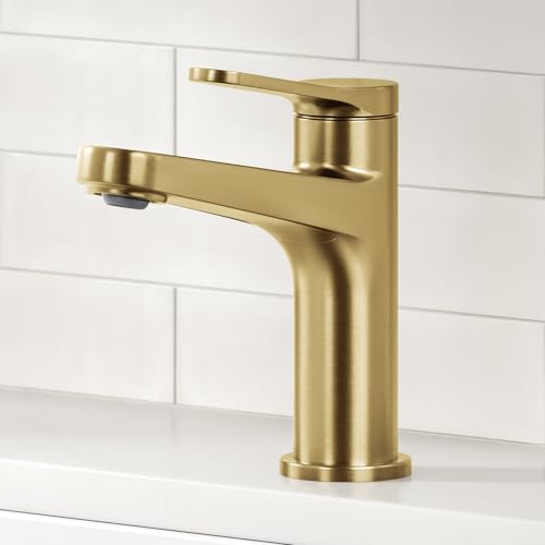 KRAUS Indy Single Handle One Hole Bathroom Sink Faucet in Chrome, KBF-1411CH