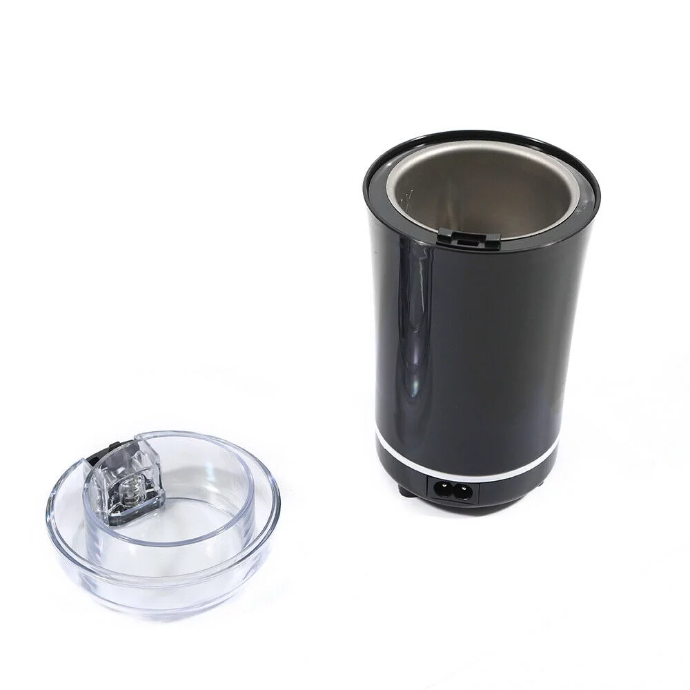 DENEST Electric Coffee Bean Grinder Nut Seed Herb Grind Spice Crusher Mill Blender 150W(Black)