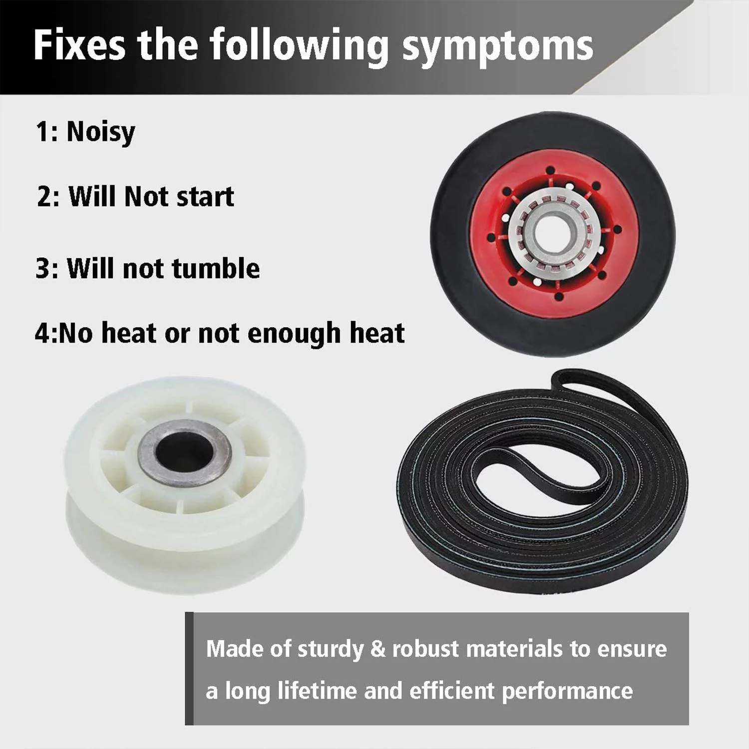 4392067 Dryer Repair Kit, Whirlpool Dryer Repair Maintenance Part, Replaces 4392067 W10314173 W10314171 AP3109602 AH373088 AP6019303