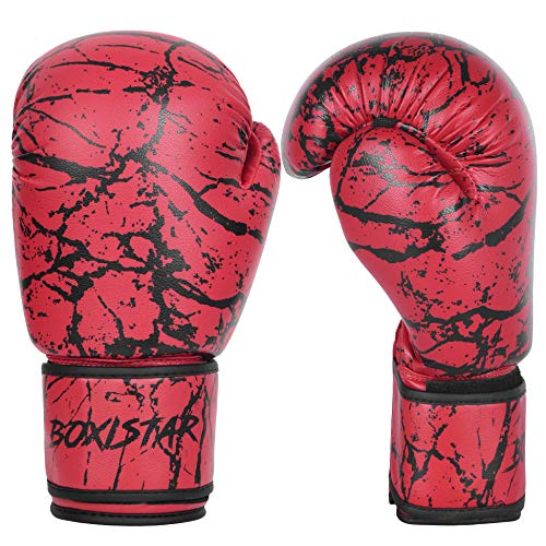 Boxistar Boxing Gloves - Men's & Women's, 8 oz to 16 oz with Optimal Padding