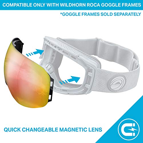 Wildhorn Outfitters Roca Ski Goggles Extra/Replacement Frameless Lens