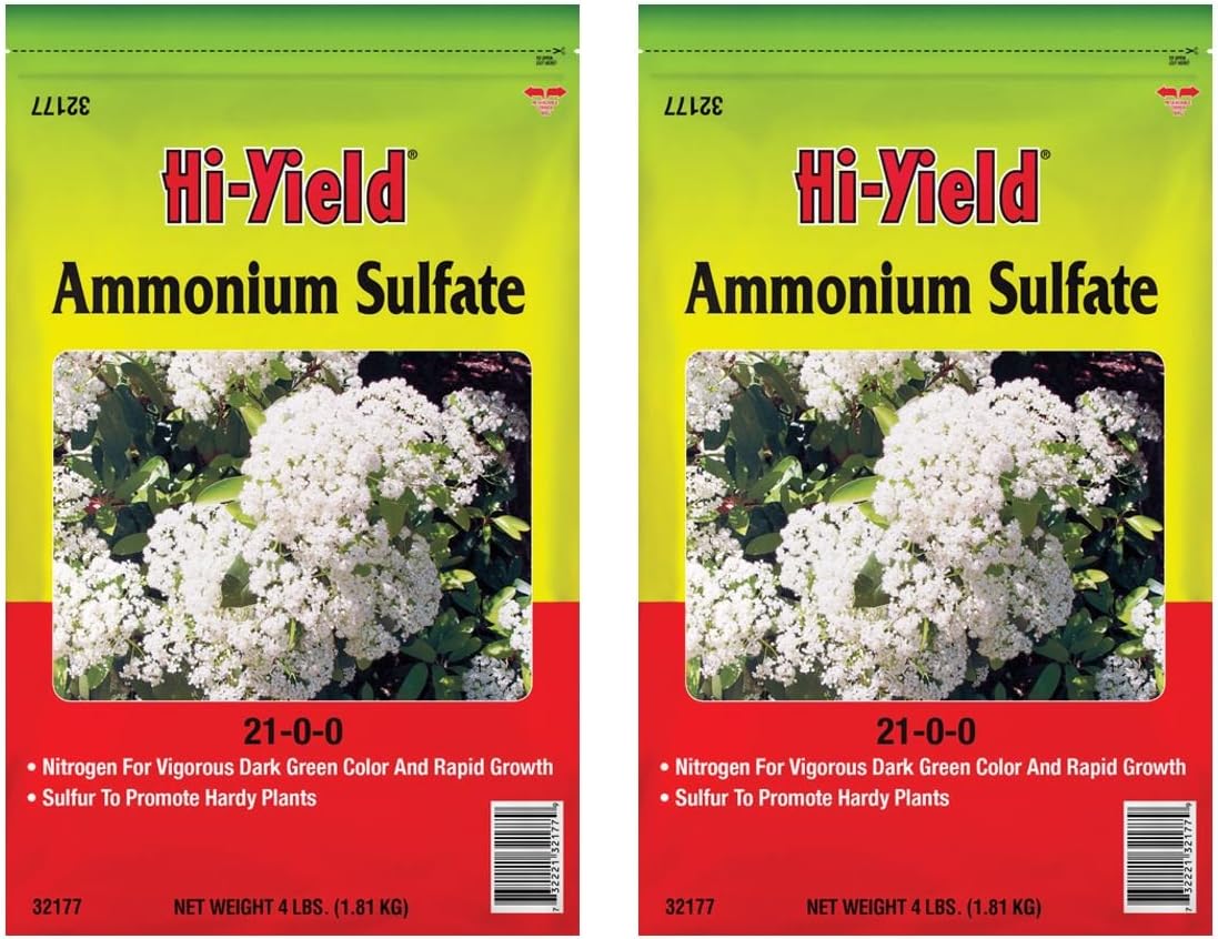 Hi-Yield Ammonium Sulfate 4LB Ammonium SULFATE - 2 Pack