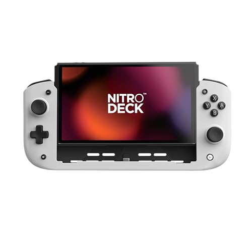 CRKD Nitro Deck - Professional Handheld Deck with Zero Stick Drift for Nintendo Switch and Switch OLED (Black)