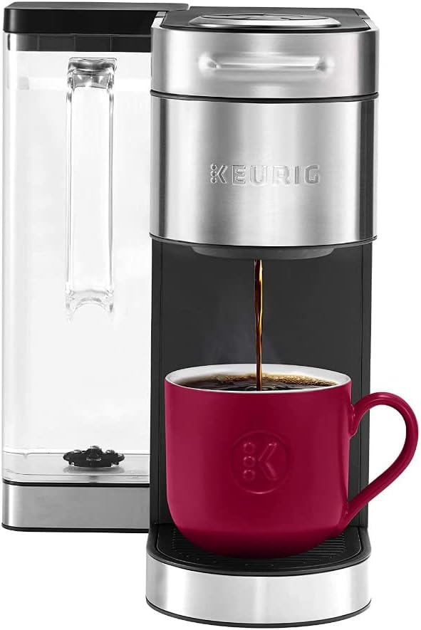 Keurig K-Supreme Plus Single Serve Coffee Maker (Stainless Steel) Bundle with 12-Count Single Serve Italian Roast K-Cup Set and Pod Organizer (3 items)