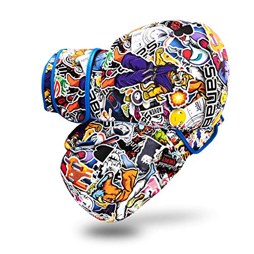 Sanabul Sticker Bomb Adult Boxing Gloves Kickboxing MMA training Punching Heavy Bag