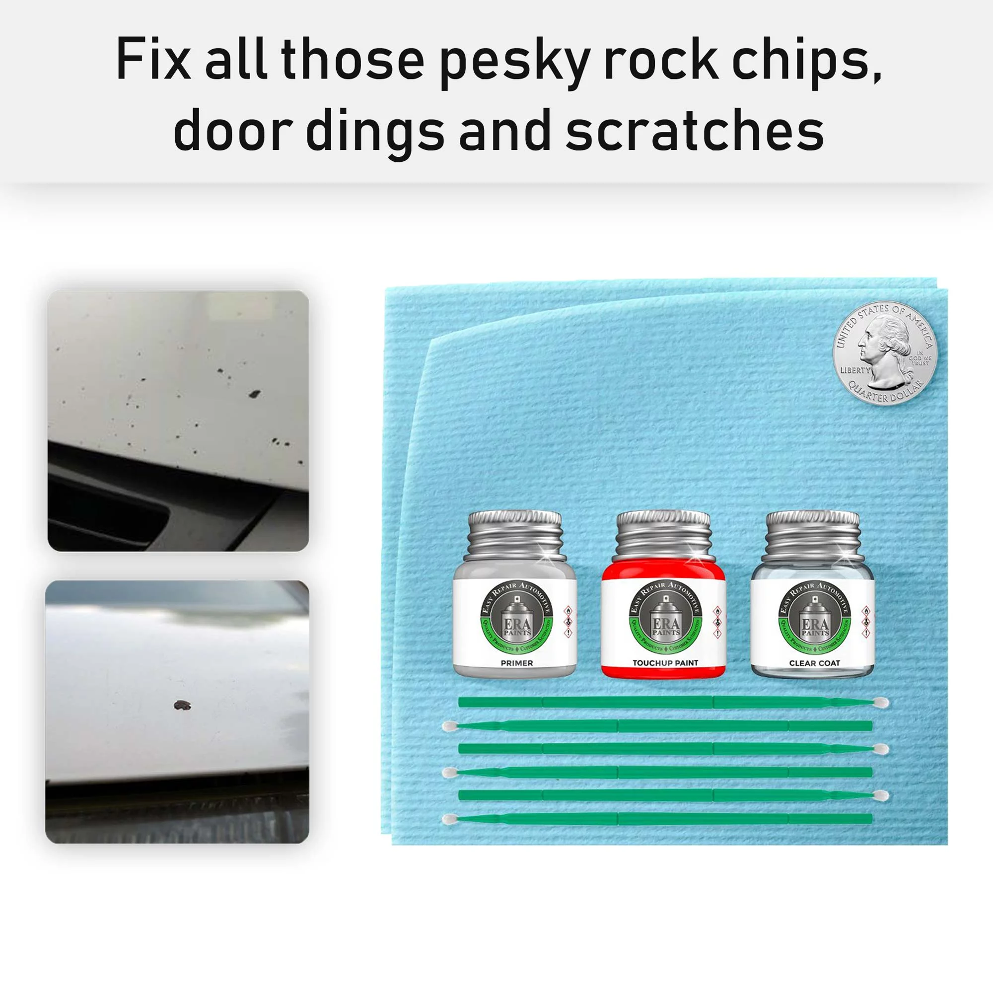 ERA Paints (DV - Sandstone Metallic) Compatible with Hyundai Santa Fe 2001-2005 Exact Match Touch Up Paint and Clearcoat