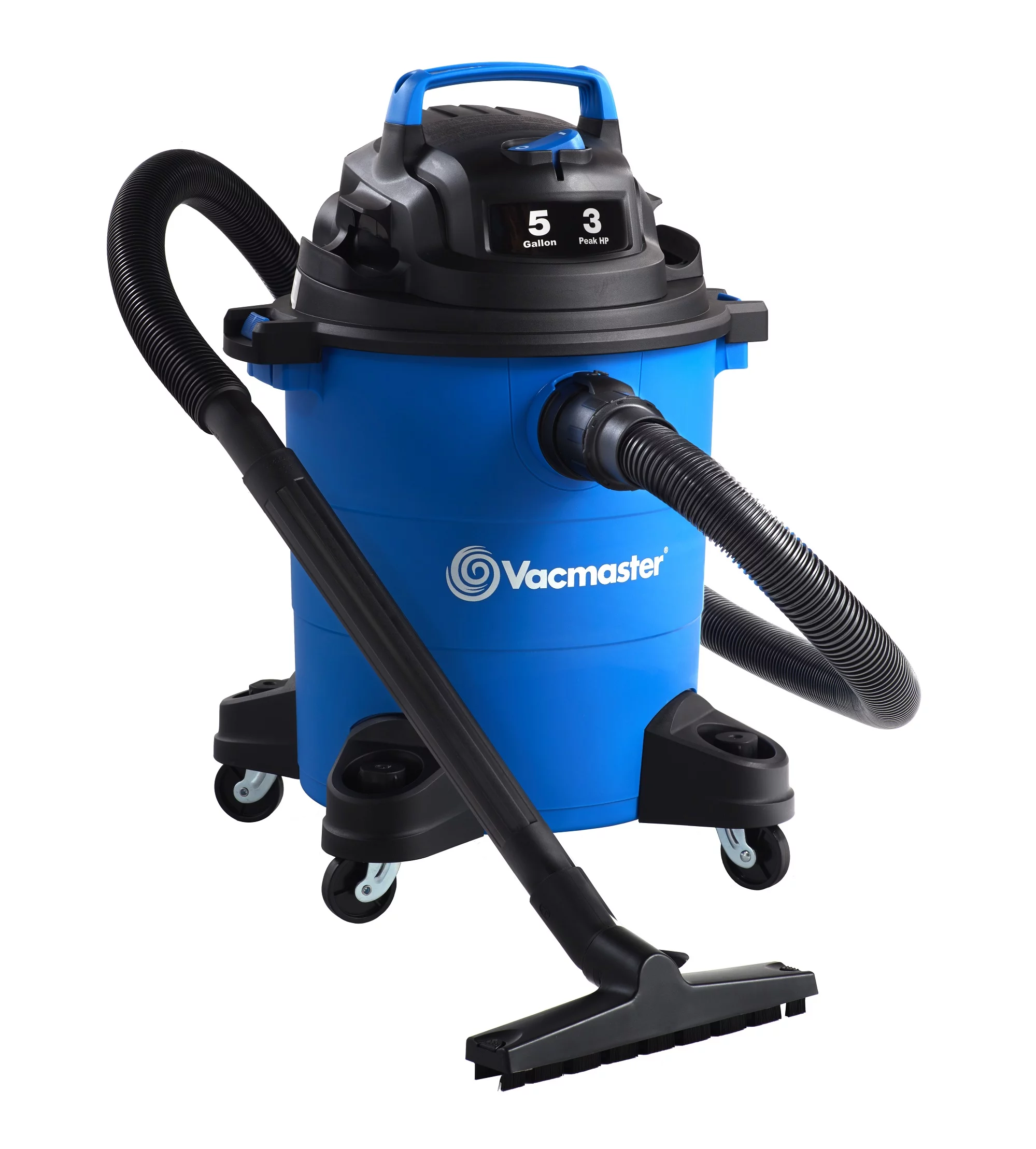 Vacmaster 5 Gallon 3 Peak HP Poly Wet/Dry Vacuum, VOC507PF