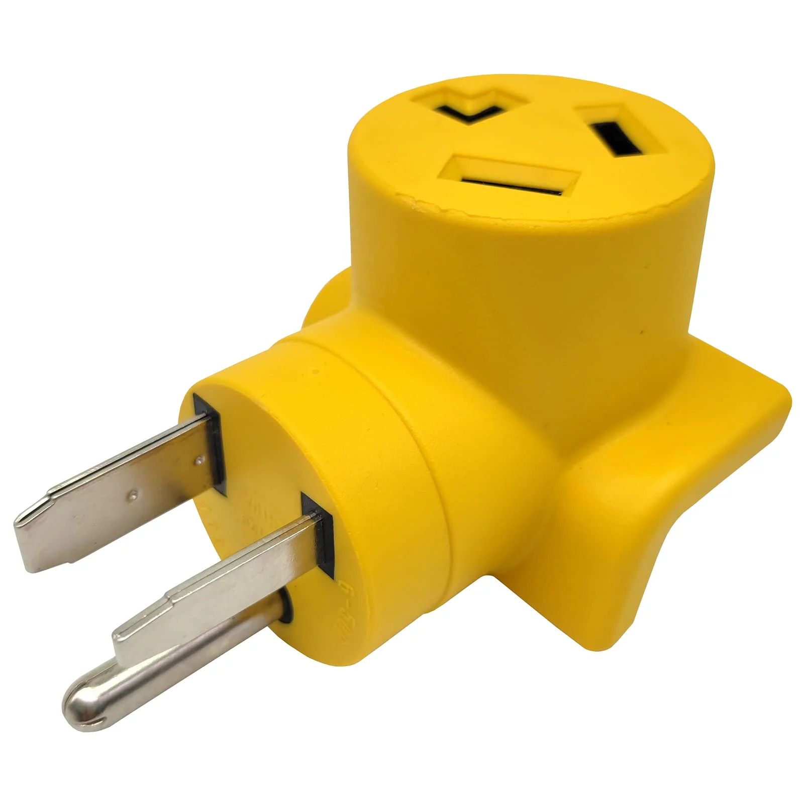 Parkworld 63210 NEMA 6-50P to 10-30R One Piece Compact Adapter Welder to Dryer Adaptor Output 30amp 250Volt