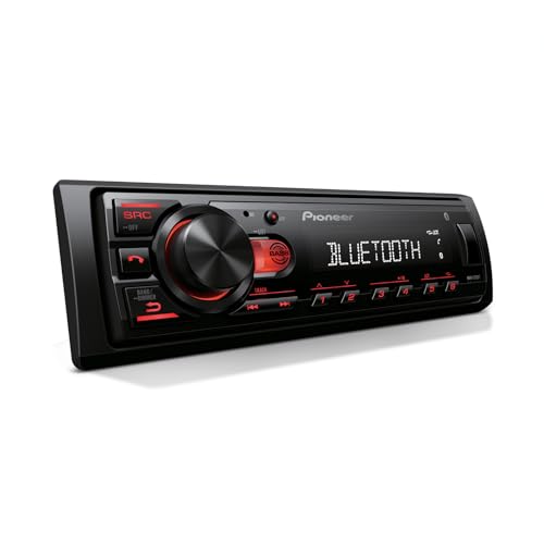Pioneer MVH-S322BT Bluetooth Car Stereo with USB/AUX Inputs, Smartphone Connectivity, Pioneer Smart Snyc, and Hands-Free Calling for Enhanced in-Car Audio Experience