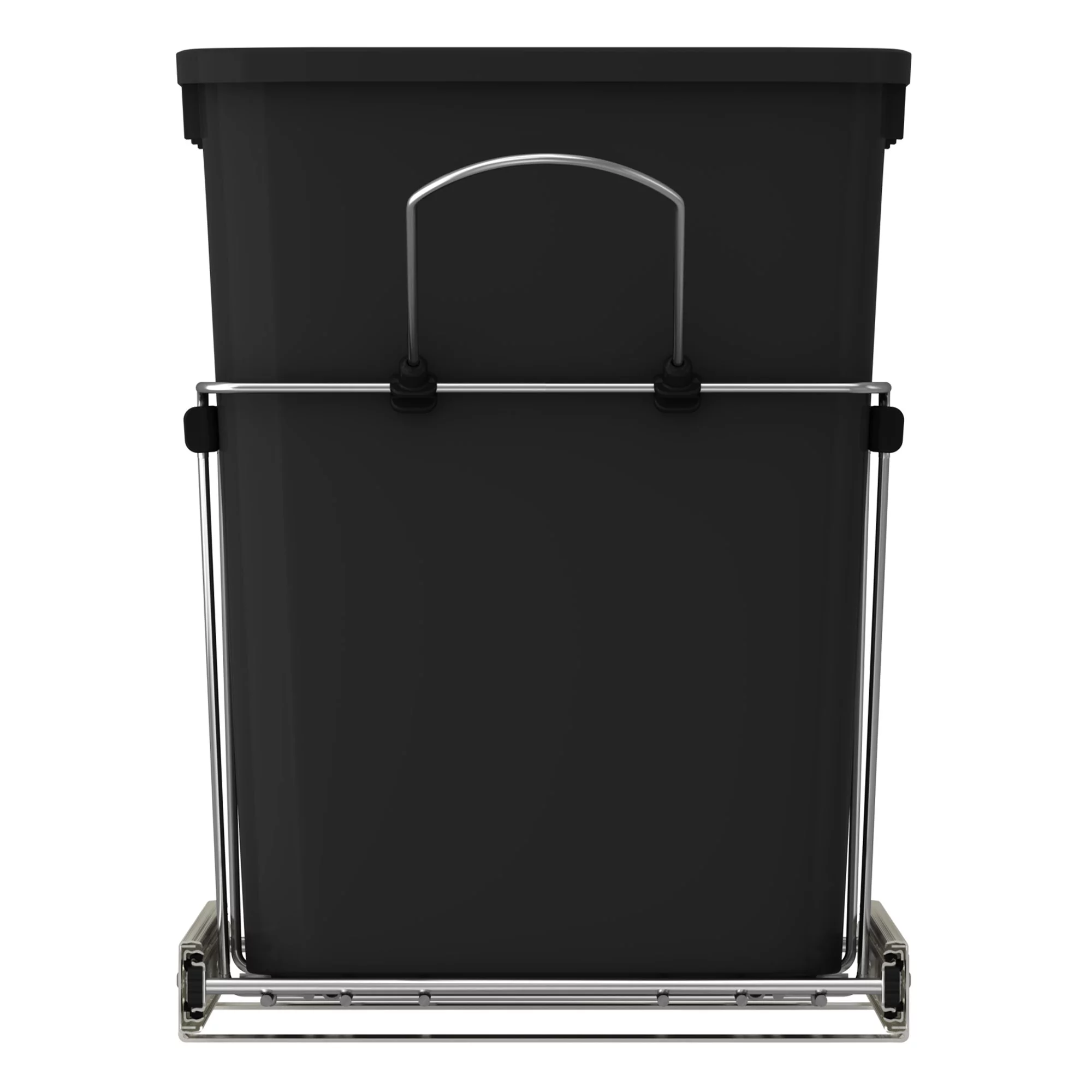 Rev-A-Shelf RV-18KD-18C S Double 35 Quart Pull Out Waste Containers, Black