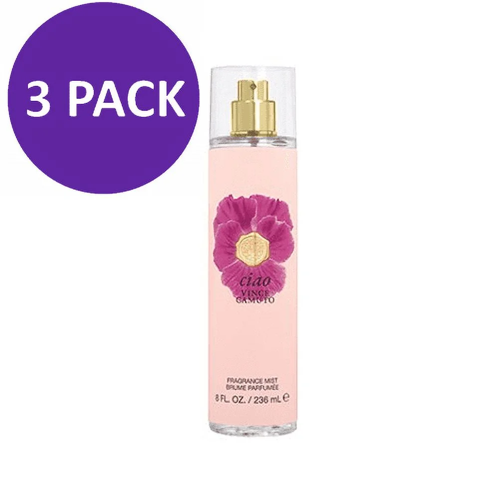Vince Camuto CIAO Body Spray for Women 8.0 oz (PACK 3)