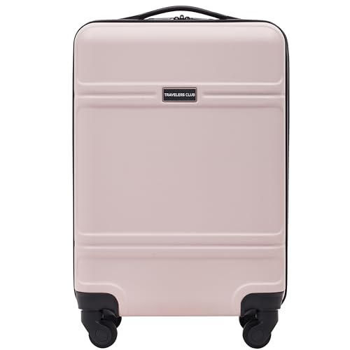 Travelers Club Skyline Spinner Luggage, Gray, 22-Inch Carry-On