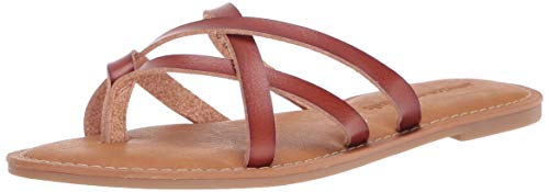 Amazon Essentials Women's Strappy Slide Flat Sandal