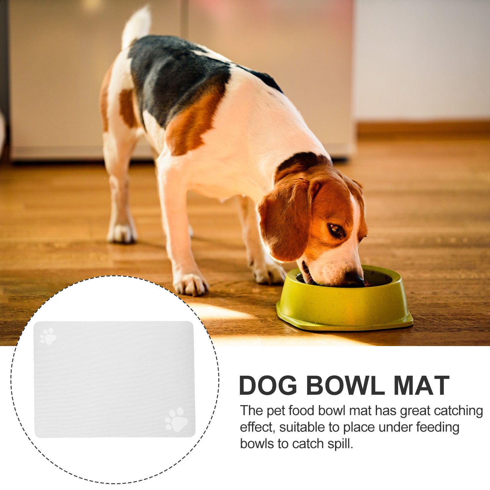 Feeder Dog Bowls for Small Dogs Pet Feeding Mat Dining Non-slip