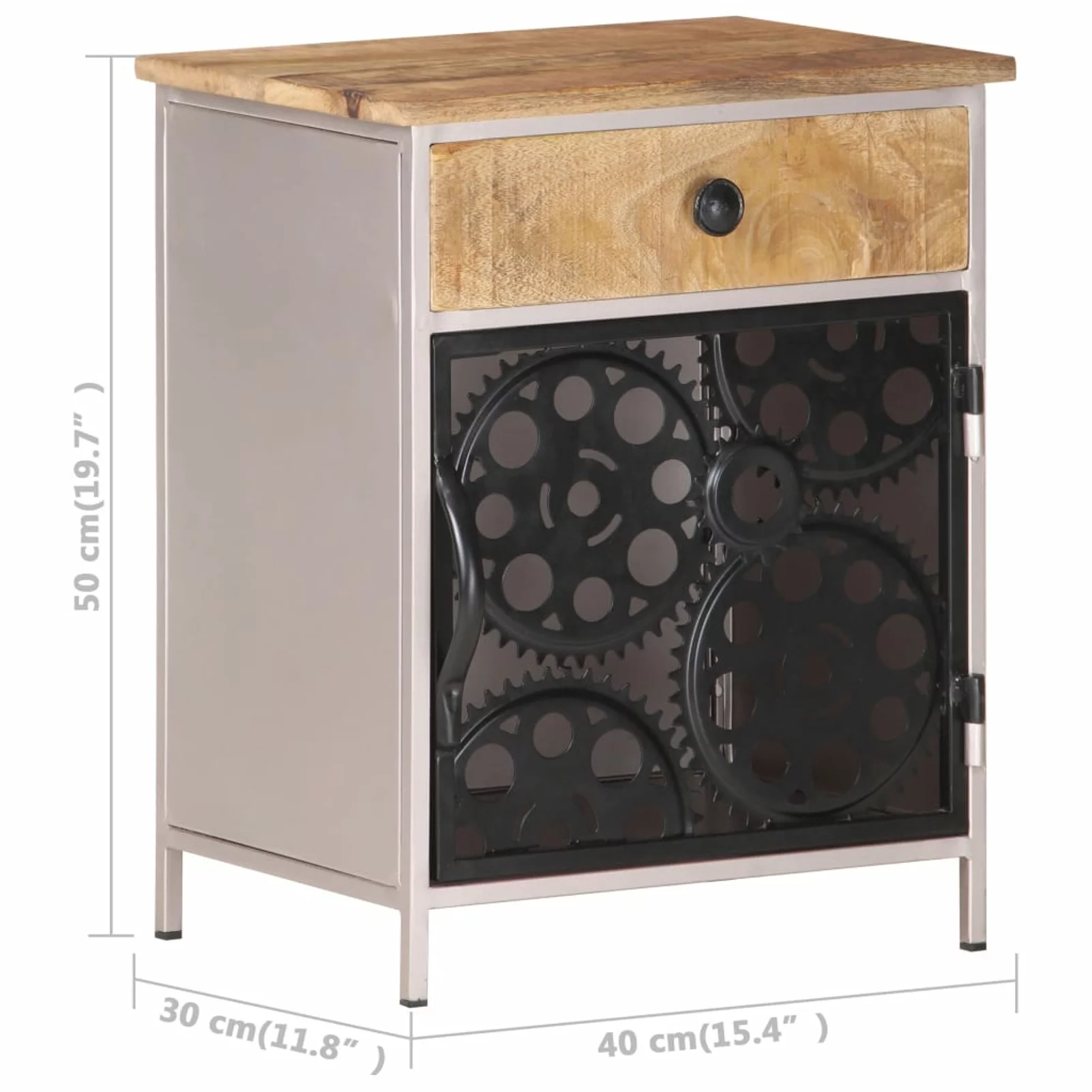 Walmeck Bedside Cabinet 15.7