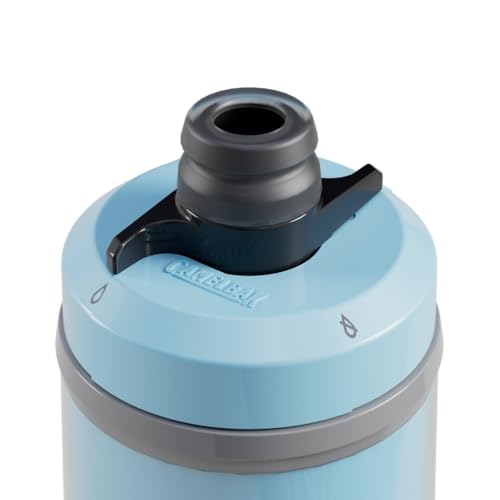 CamelBak Podium Chill Bike Insulated Squeeze Water Bottle Navy Stripe, 24oz