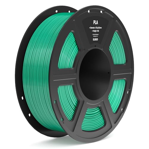 ELEGOO PLA Filament 1.75mm Bundle 4KG, 3D Printer Filament Dimensional Accuracy +/- 0.02mm, 4pcs 1kg Spool(2.2lbs) Fit Most FDM 3D Printers (Black, White, Dark Blue, True Red)