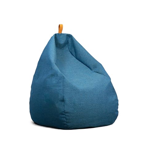 Big Joe Tuffet Weatherproof Bean Bag Chair, Paprika Bella Sunmax, Durable Weather Resistant Fabric, 2.5 feet Teardrop