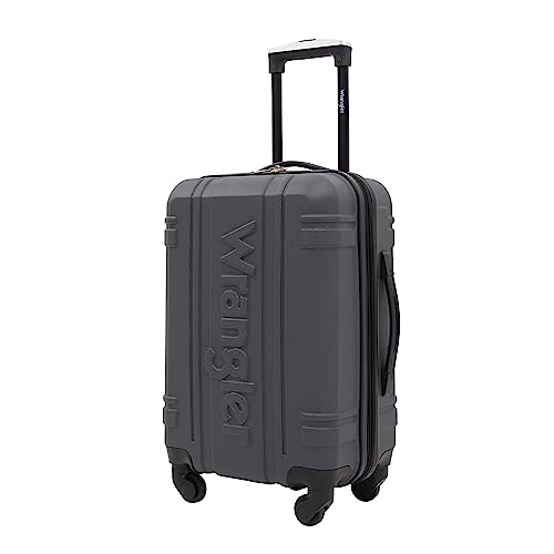 Wrangler Astral Hardside Luggage, Cedar, 20-Inch Carry-On