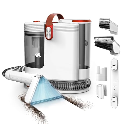 Portable Carpet Cleaner Machine, Carpet Shampooer, 15Kpa Upholstery Cleaner with 3 Tools, 54oz Large Water Tank, 16.4ft Power Cord, Spot and Stain Deep Cleaner for Rug, Couches, Car,azure