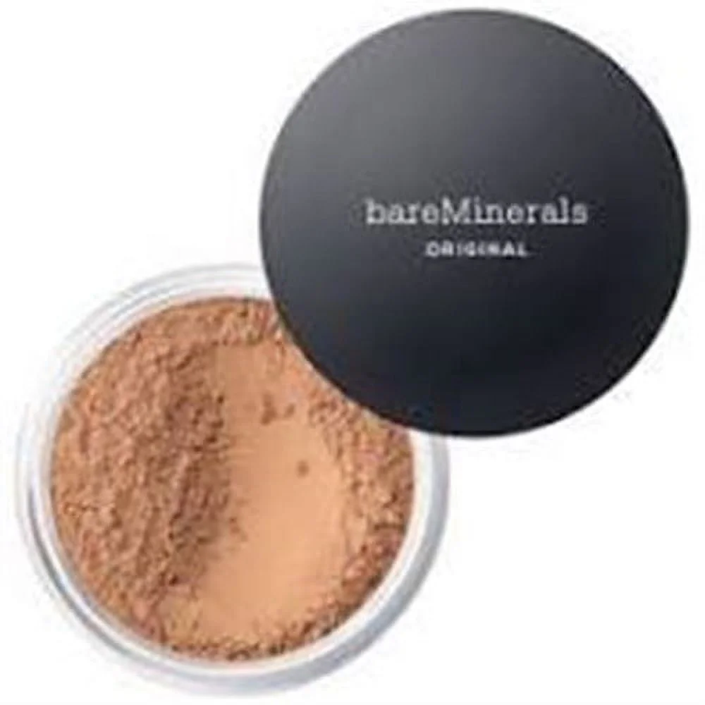 BAREMINERALS FOUNDATION 0.21 OZ MEDIUM TAN BAREMINERALS/LOOSE POWDER MATTE FOUNDATION SPF 15 MEDIUM TAN (18) 0.21 OZ
