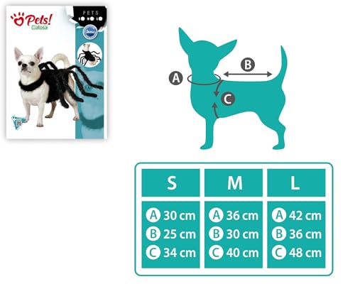 ATOSA Spider Pet Costume Black