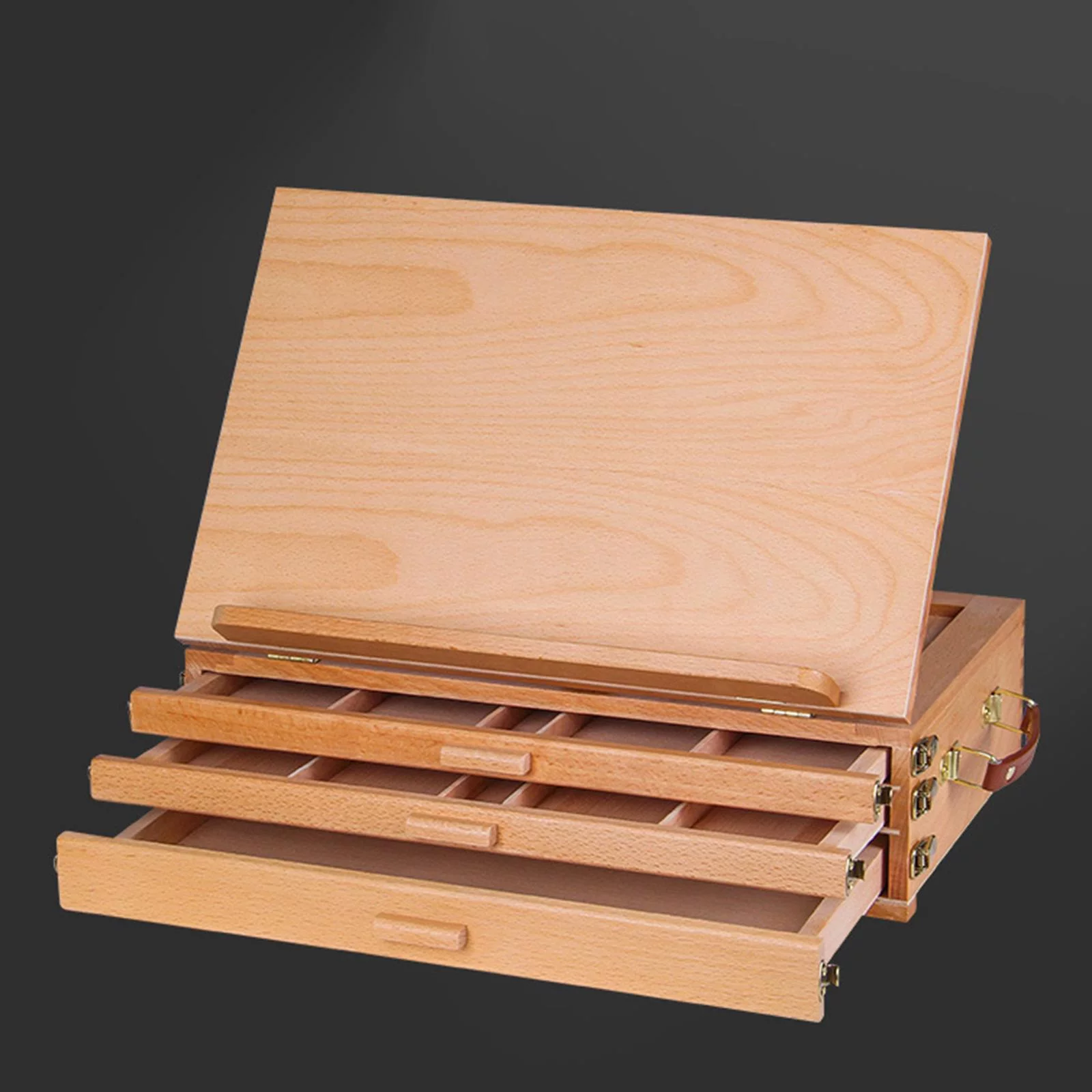 Drawing Sketching Board Wood Adjustable Table Desk Easel Art Painting 40x27CM