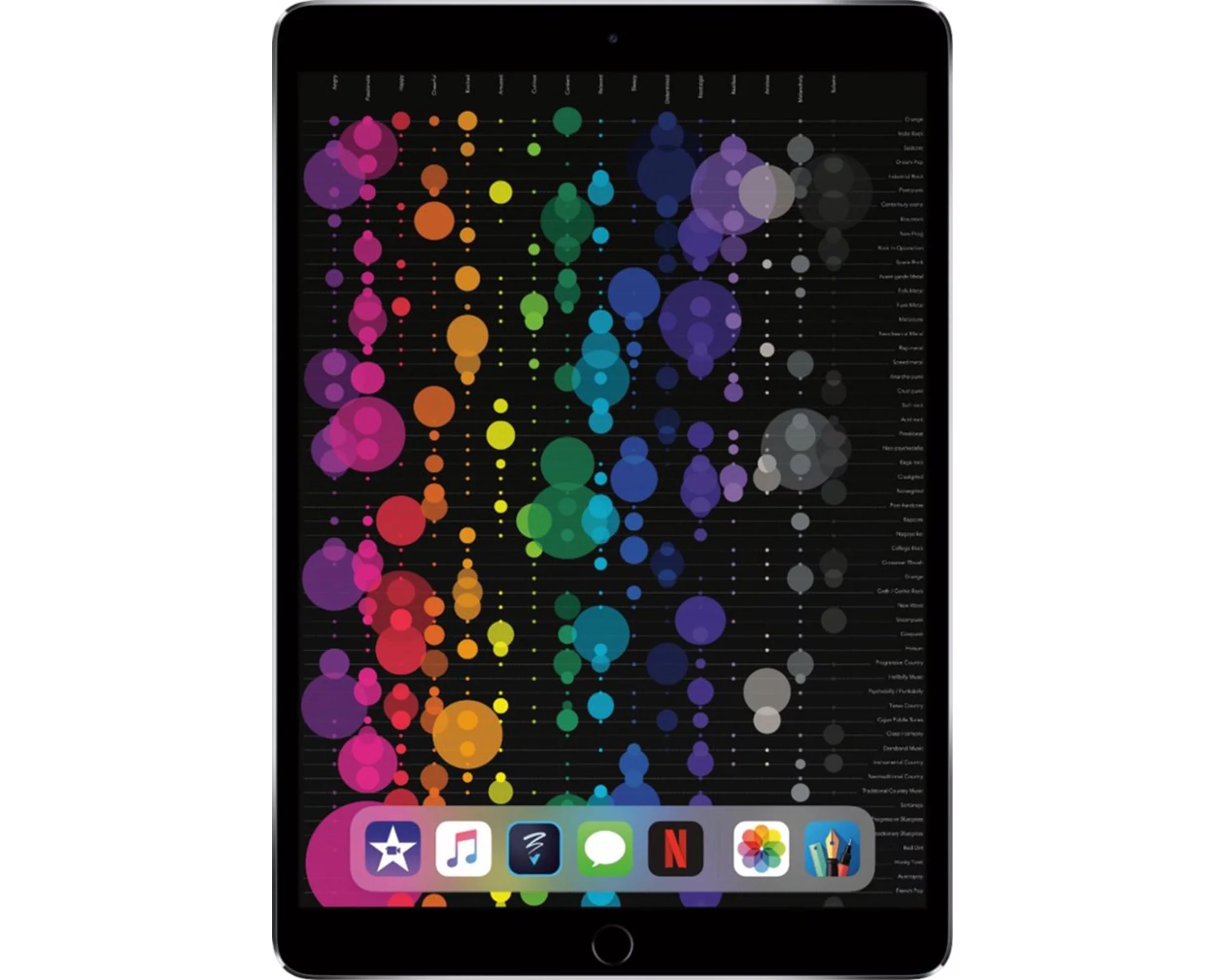 Open Box | Apple iPad Pro | 10.5-inch | 512GB | Wi-Fi Only | Space Gray/Silver | Bundle: USA Essentials Bluetooth/Wireless Airbuds, Case, Rapid Charger By Certified 2 Day Express