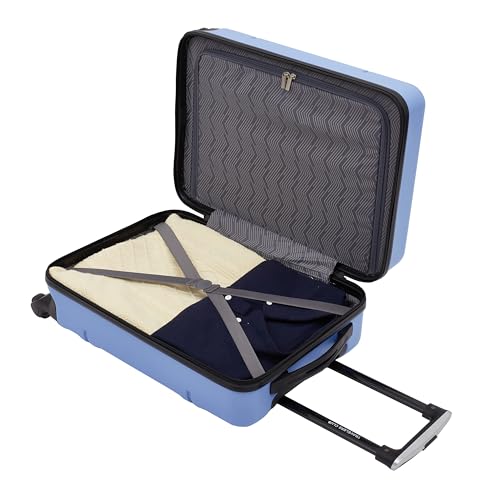 Travelers Club Skyline Spinner Luggage, Gray, 22-Inch Carry-On