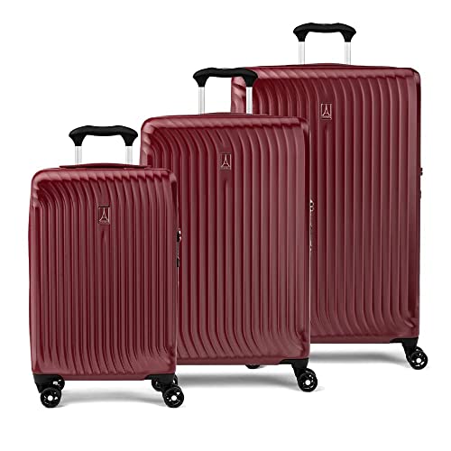 Travelpro Maxlite Air Hardside Expandable Carry on Luggage, 8 Spinner Wheels, Lightweight Hard Shell Polycarbonate Suitcase, Shadow Grey, Carry On 21-Inch